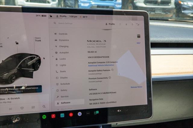 used 2018 Tesla Model 3 car, priced at $24,950