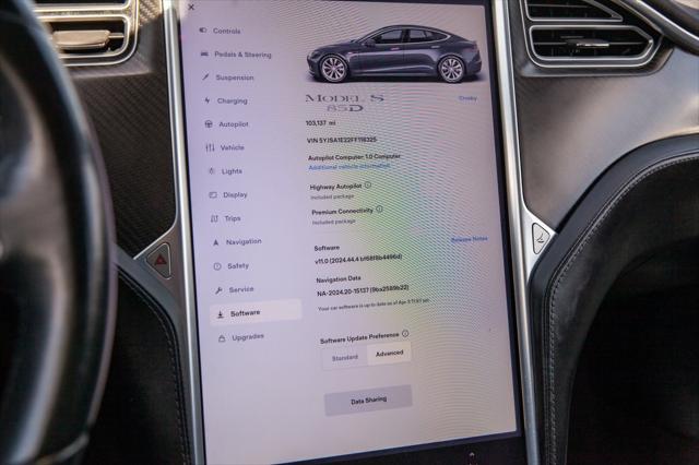 used 2015 Tesla Model S car, priced at $18,950