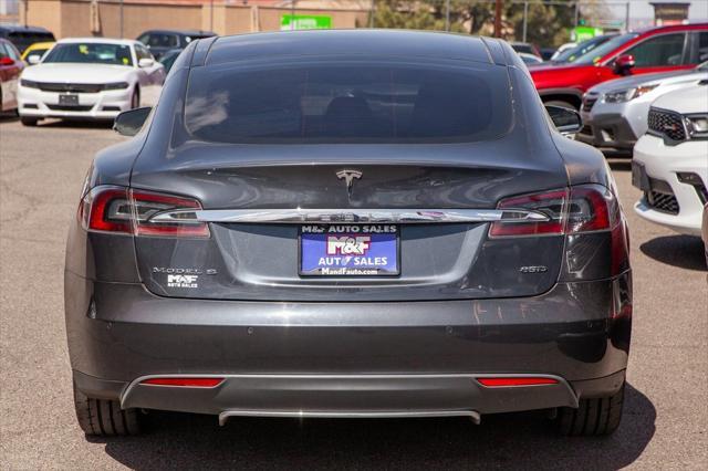 used 2015 Tesla Model S car, priced at $18,950