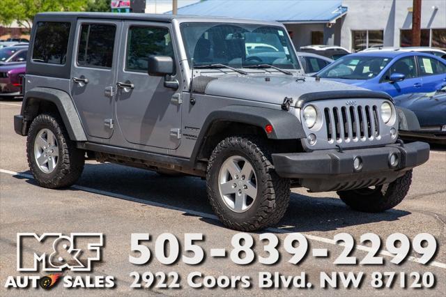 used 2014 Jeep Wrangler Unlimited car, priced at $20,950