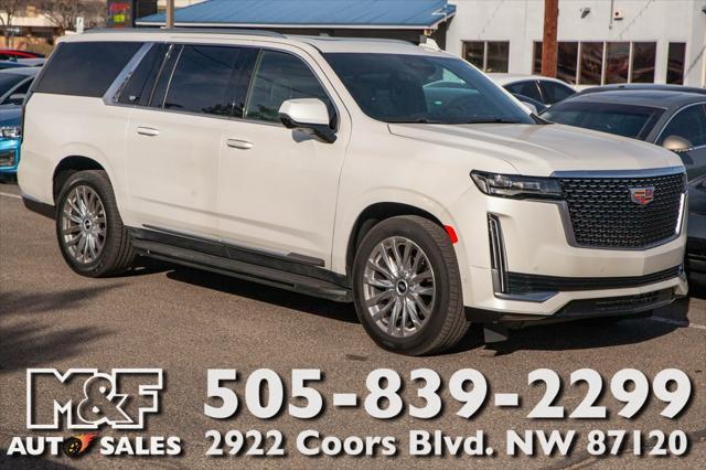 used 2021 Cadillac Escalade ESV car, priced at $61,950