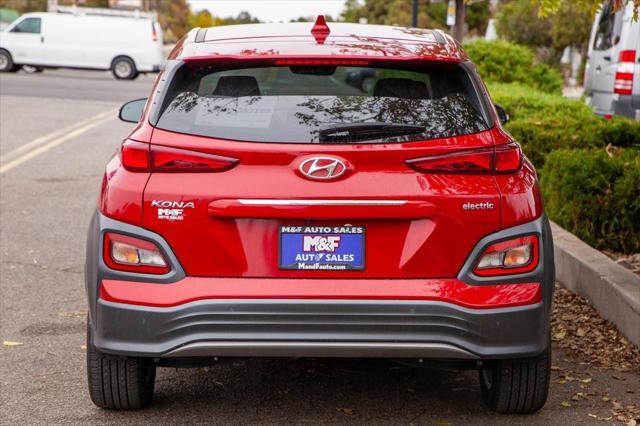 used 2021 Hyundai Kona EV car, priced at $21,950