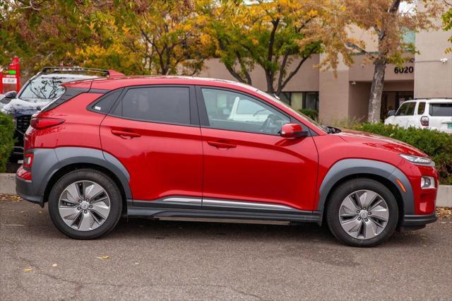 used 2021 Hyundai Kona EV car, priced at $21,950