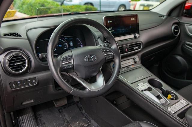 used 2021 Hyundai Kona EV car, priced at $21,950