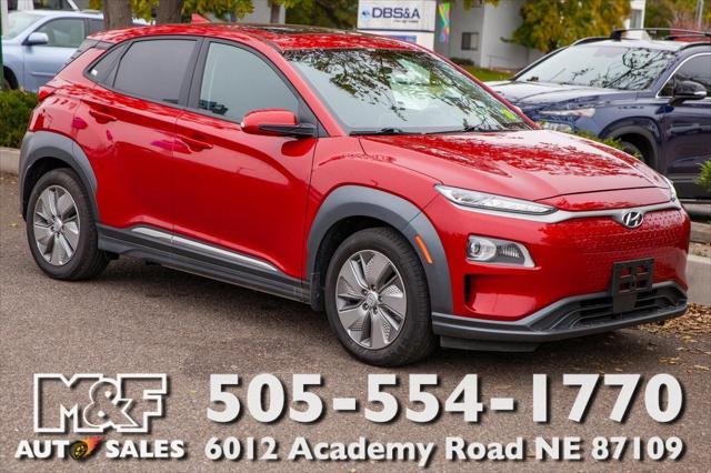 used 2021 Hyundai Kona EV car, priced at $21,950