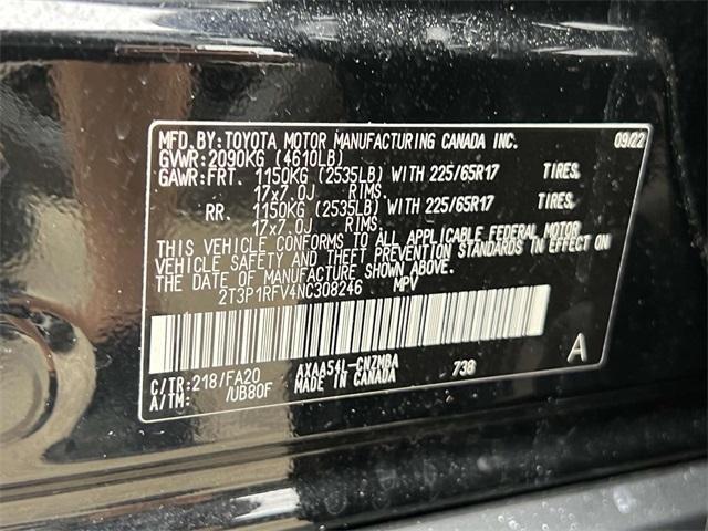 used 2022 Toyota RAV4 car, priced at $29,499