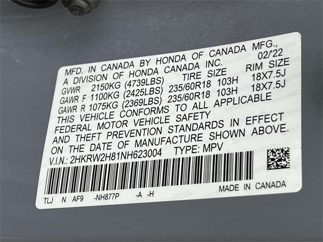 used 2022 Honda CR-V car, priced at $27,498