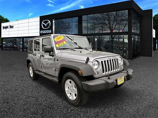 used 2015 Jeep Wrangler Unlimited car, priced at $20,989