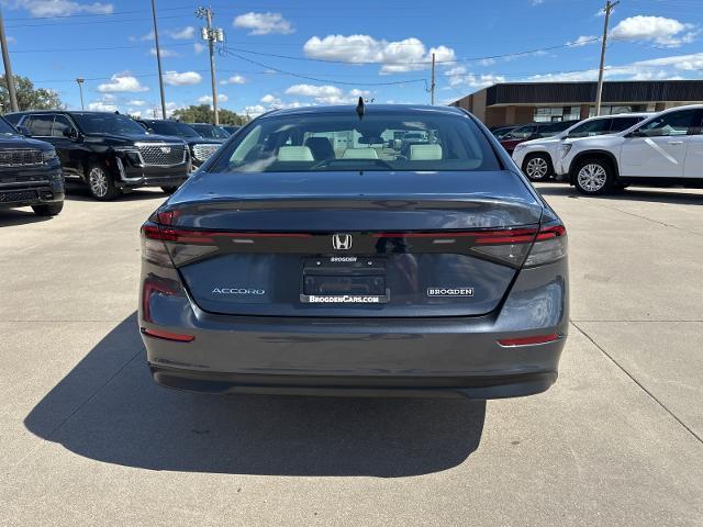 new 2025 Honda Accord car, priced at $28,695