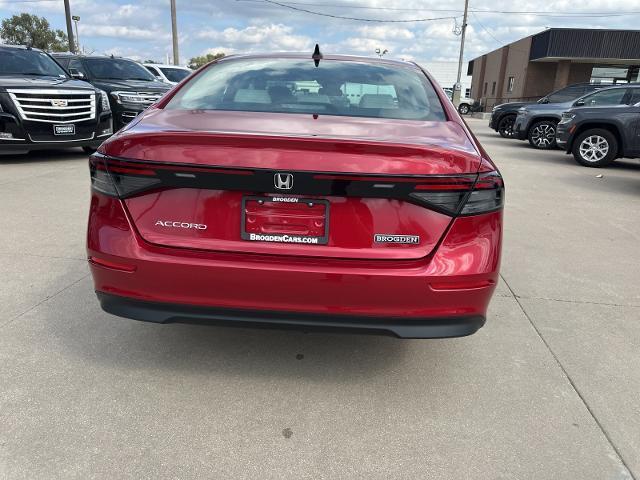 new 2025 Honda Accord car, priced at $31,415