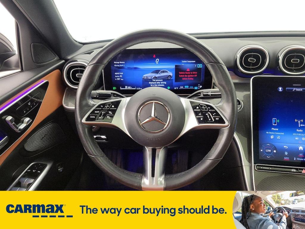 used 2022 Mercedes-Benz C-Class car, priced at $37,998
