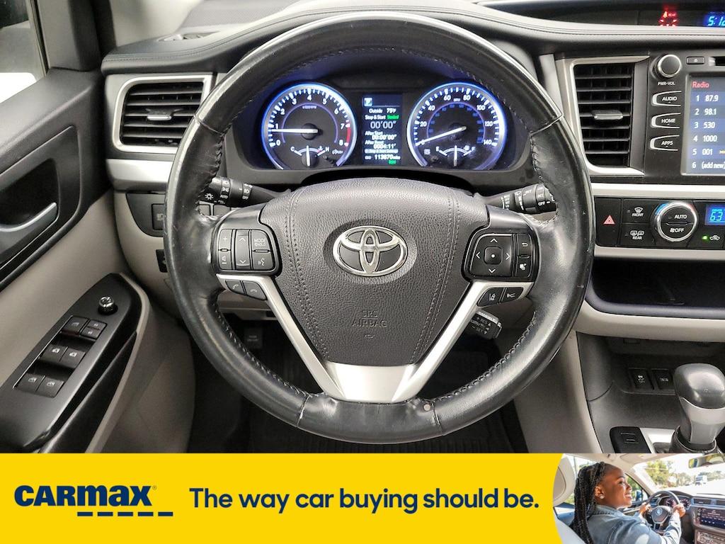used 2017 Toyota Highlander car, priced at $22,998