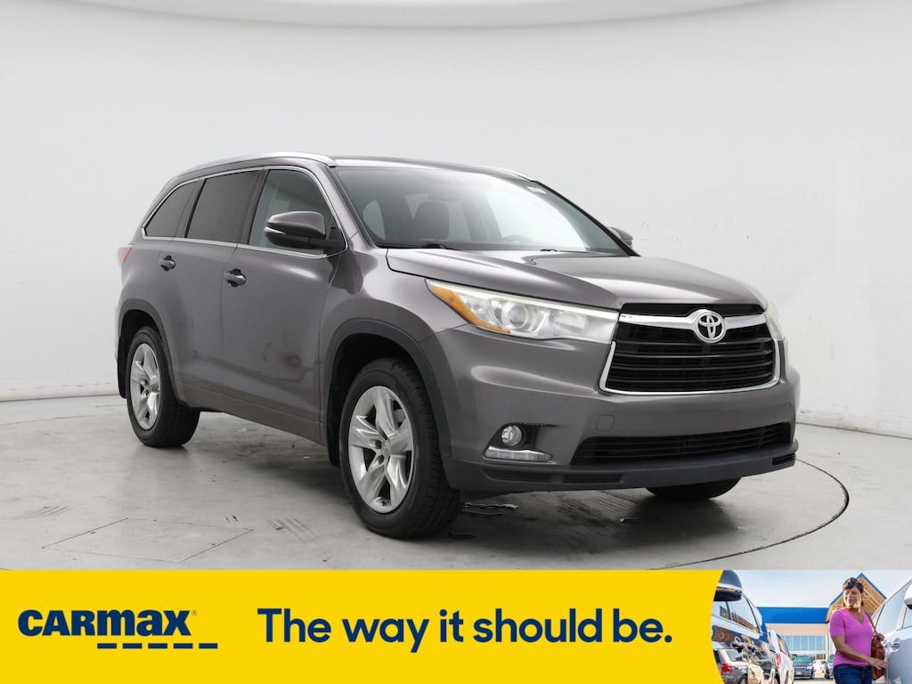 used 2015 Toyota Highlander car, priced at $19,998