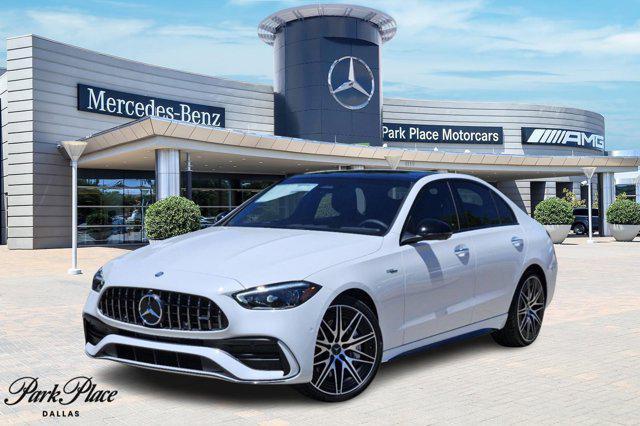 new 2024 Mercedes-Benz AMG C 43 car, priced at $74,385