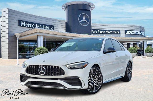 new 2024 Mercedes-Benz AMG C 43 car, priced at $75,595