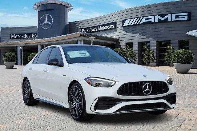 new 2024 Mercedes-Benz AMG C 43 car, priced at $75,595