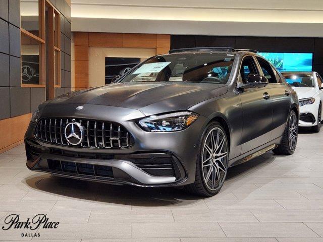 new 2024 Mercedes-Benz AMG C 43 car, priced at $74,925
