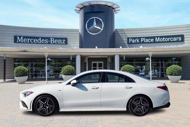 used 2021 Mercedes-Benz AMG CLA 35 car, priced at $35,166