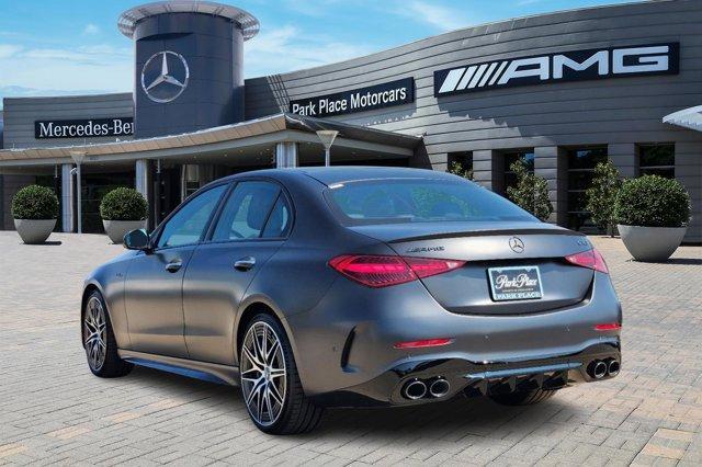 new 2024 Mercedes-Benz AMG C 43 car, priced at $73,655