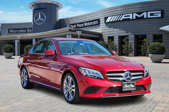 used 2021 Mercedes-Benz C-Class car, priced at $29,880