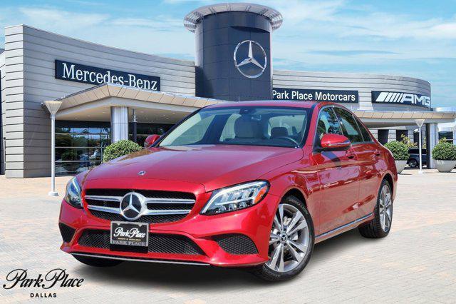 used 2021 Mercedes-Benz C-Class car, priced at $29,880