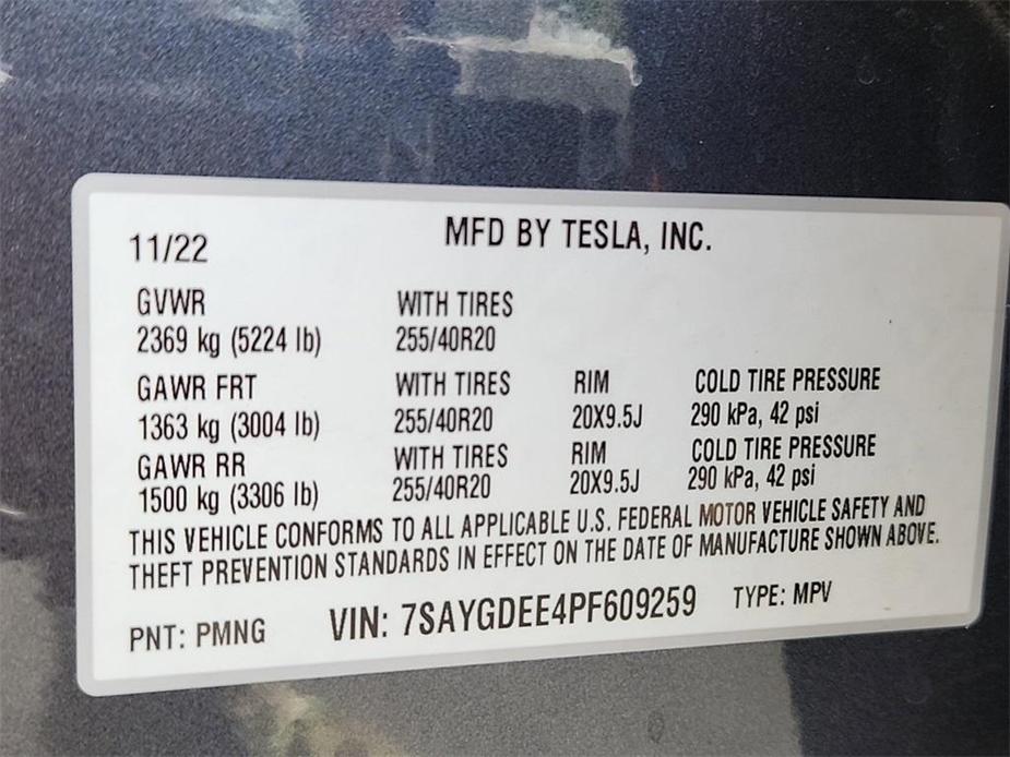 used 2023 Tesla Model Y car, priced at $35,228