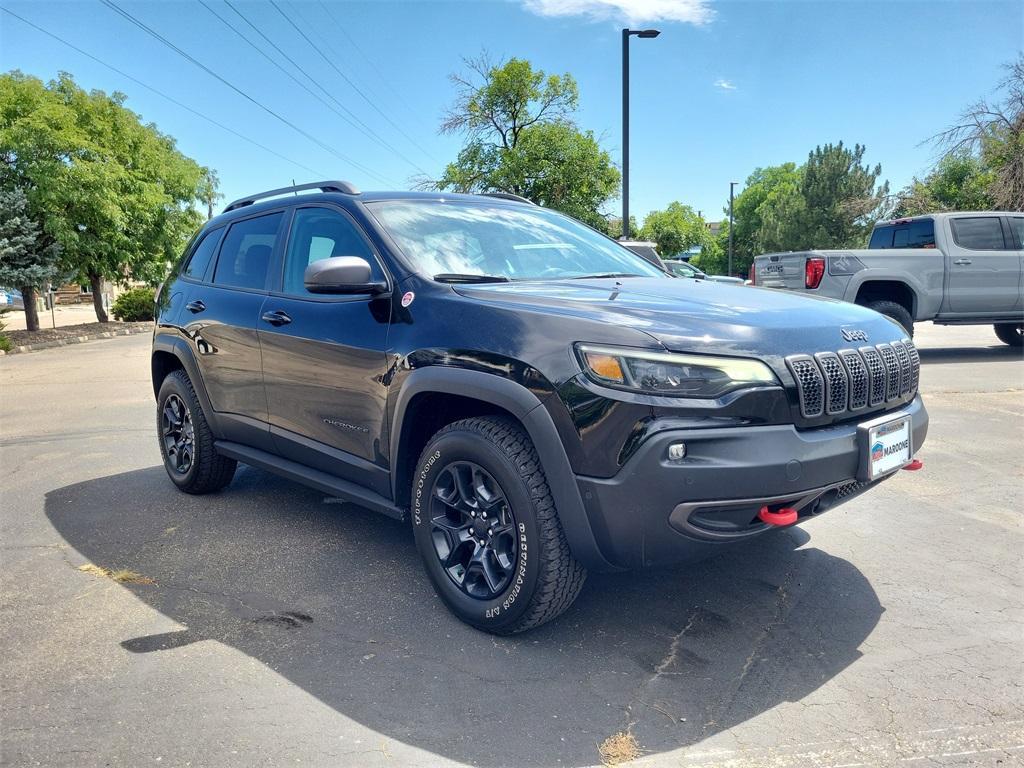 used 2021 Jeep Cherokee car, priced at $21,877