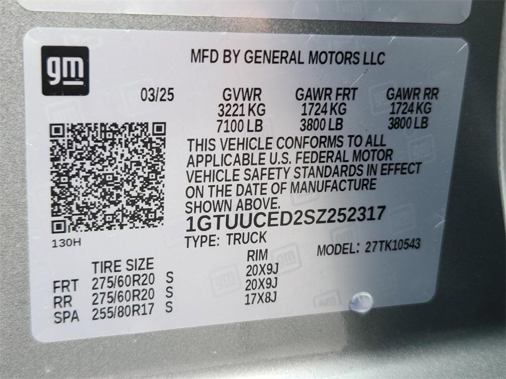 new 2025 GMC Sierra 1500 car, priced at $61,835