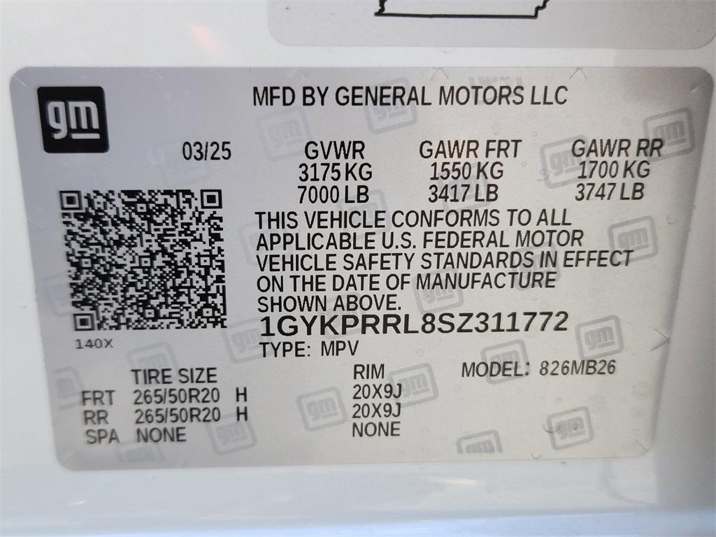new 2025 Cadillac LYRIQ car, priced at $71,315