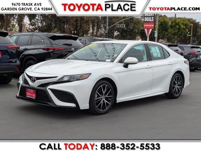 used 2021 Toyota Camry car, priced at $20,988