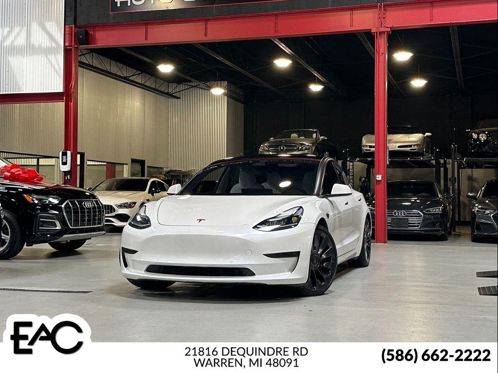used 2021 Tesla Model 3 car, priced at $22,490