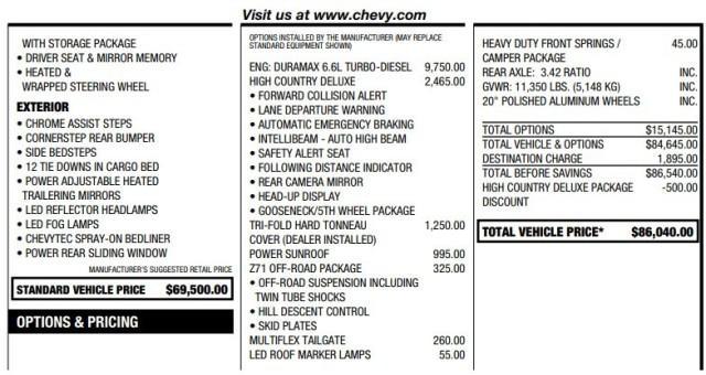 used 2023 Chevrolet Silverado 2500 car, priced at $64,900