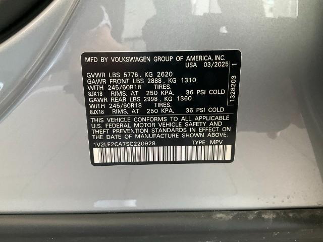 new 2025 Volkswagen Atlas Cross Sport car, priced at $40,134