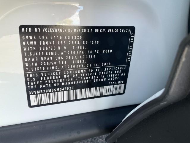 new 2025 Volkswagen Tiguan car, priced at $36,761