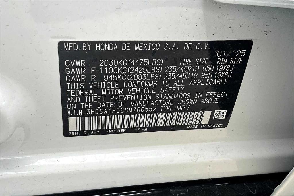 new 2025 Acura ADX car, priced at $39,950