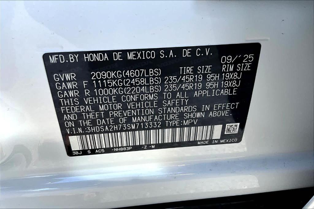 new 2025 Acura ADX car, priced at $45,950