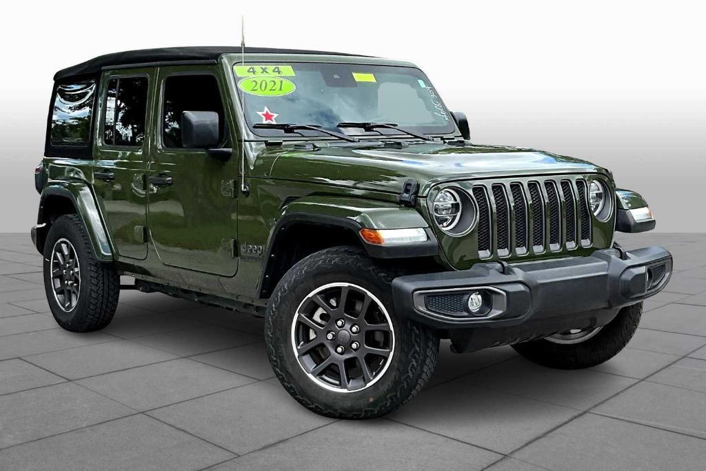used 2021 Jeep Wrangler Unlimited car, priced at $30,410
