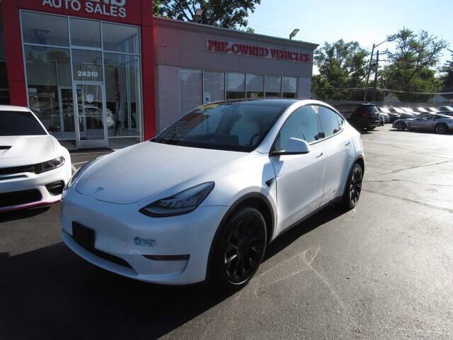 used 2021 Tesla Model Y car, priced at $30,995