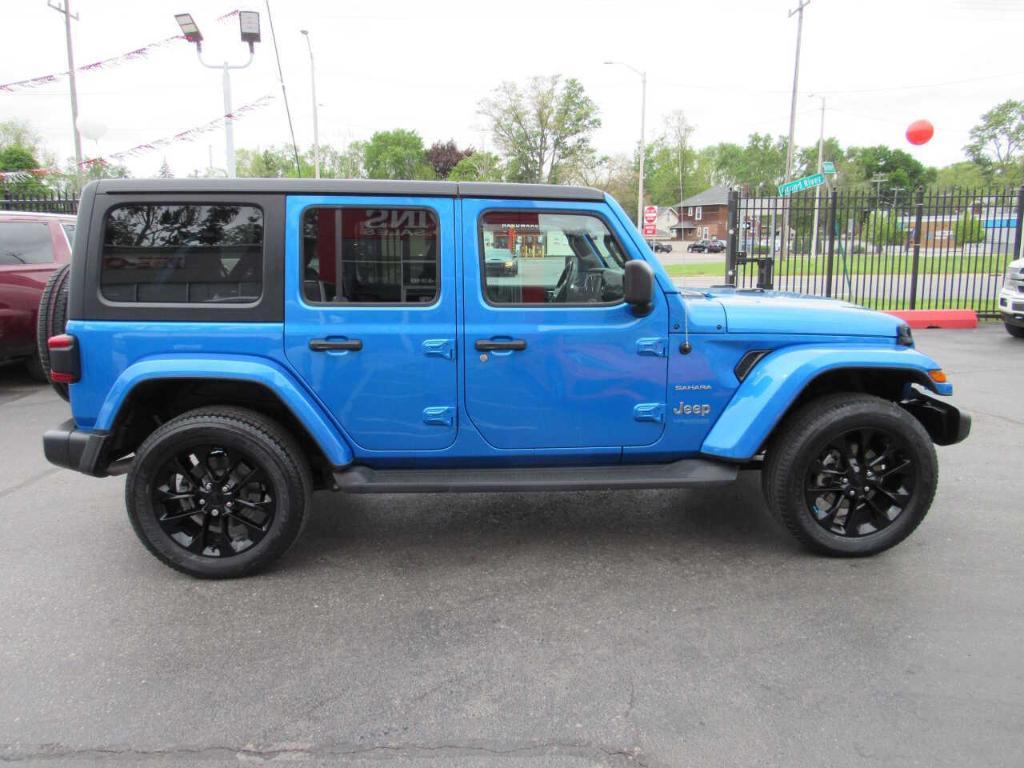 used 2022 Jeep Wrangler Unlimited 4xe car, priced at $34,995