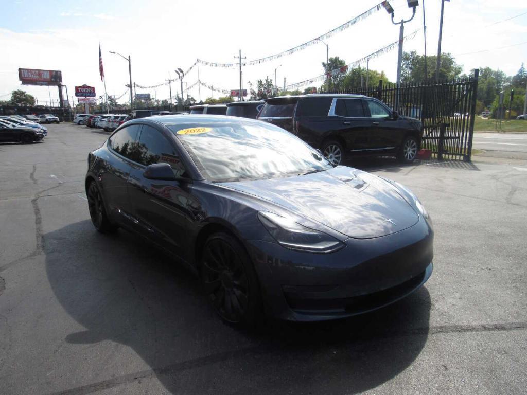 used 2022 Tesla Model 3 car, priced at $32,995