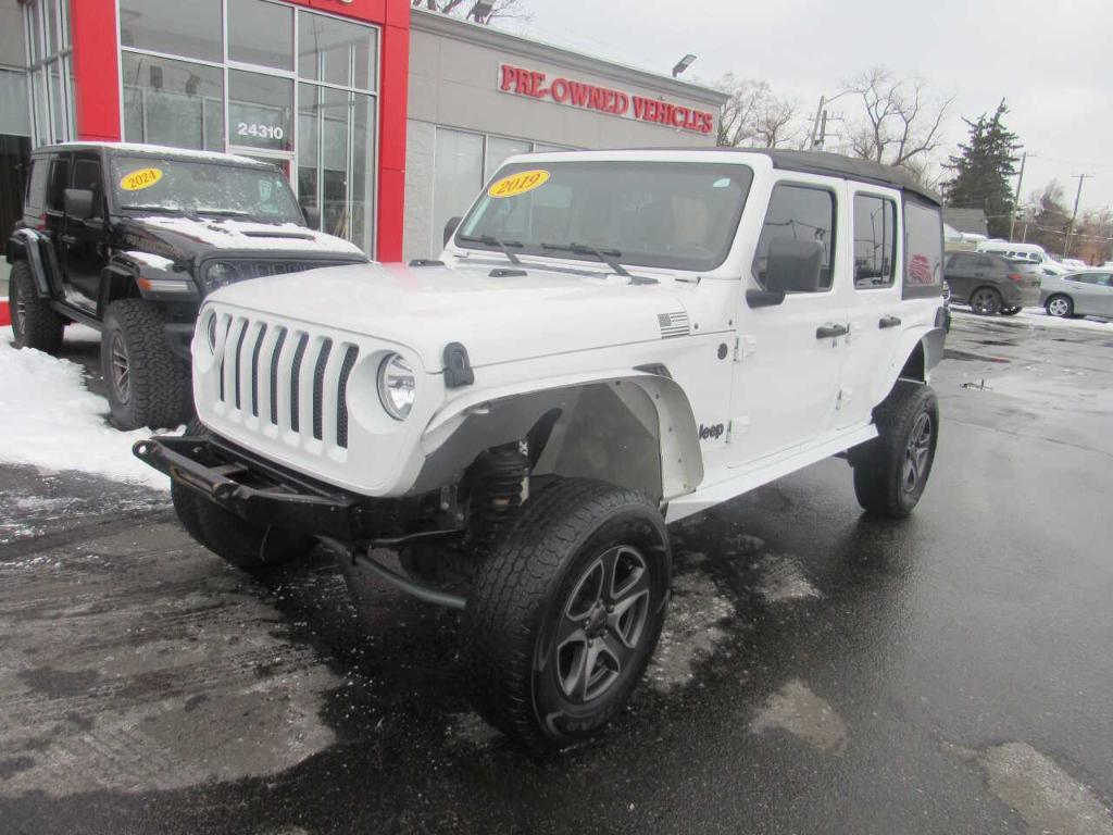 used 2019 Jeep Wrangler Unlimited car, priced at $24,995