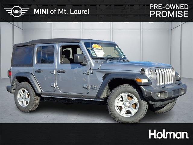 used 2021 Jeep Wrangler Unlimited car, priced at $19,498