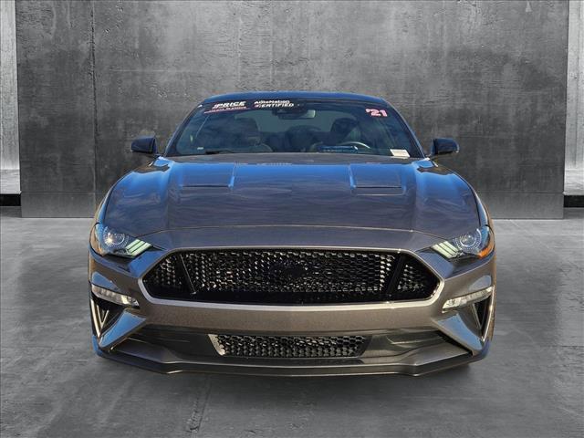 used 2021 Ford Mustang car, priced at $38,455