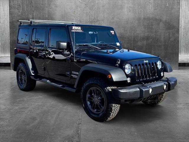 used 2017 Jeep Wrangler Unlimited car, priced at $20,992