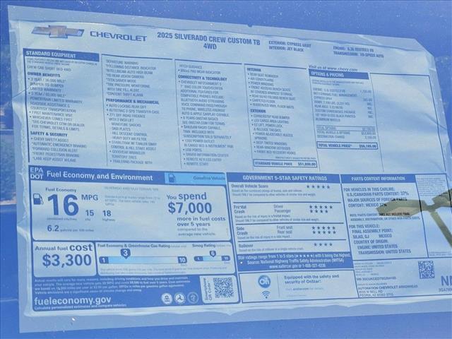 new 2025 Chevrolet Silverado 1500 car, priced at $45,240