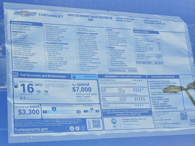 new 2025 Chevrolet Silverado 1500 car, priced at $45,240