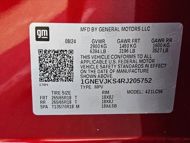 used 2024 Chevrolet Traverse car, priced at $45,991