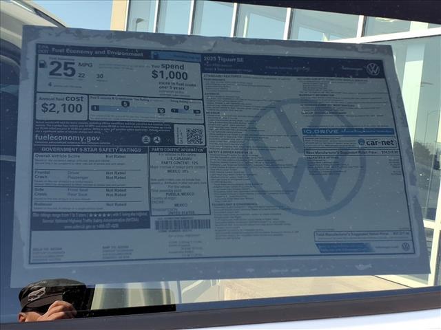 new 2025 Volkswagen Tiguan car, priced at $37,577