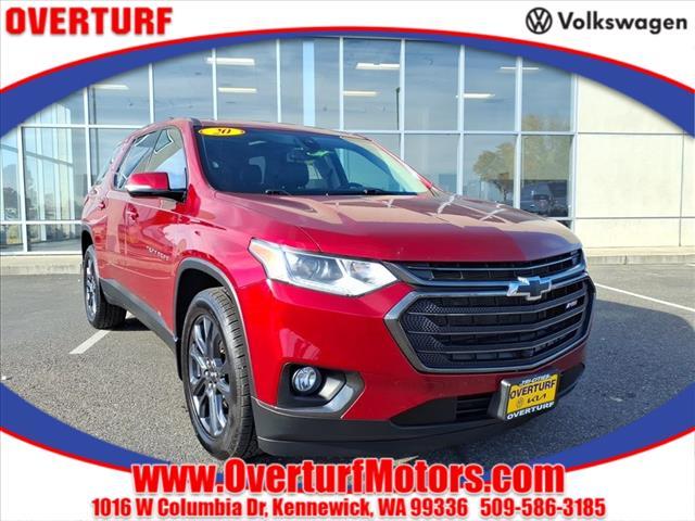 used 2020 Chevrolet Traverse car, priced at $27,658