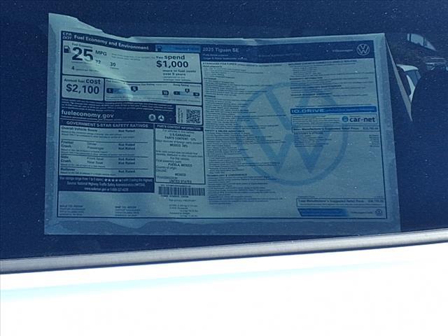 new 2025 Volkswagen Tiguan car, priced at $36,720